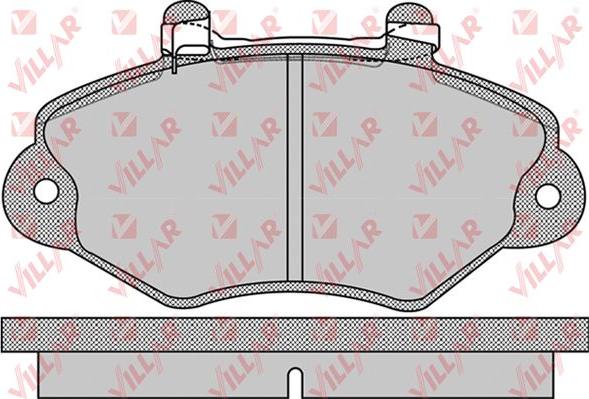 Villar 626.1066 - Комплект спирачно феродо, дискови спирачки vvparts.bg