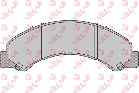 Villar 626.1063 - Комплект спирачно феродо, дискови спирачки vvparts.bg