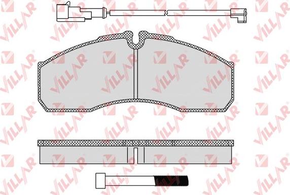 HELLA C4070 - Комплект спирачно феродо, дискови спирачки vvparts.bg