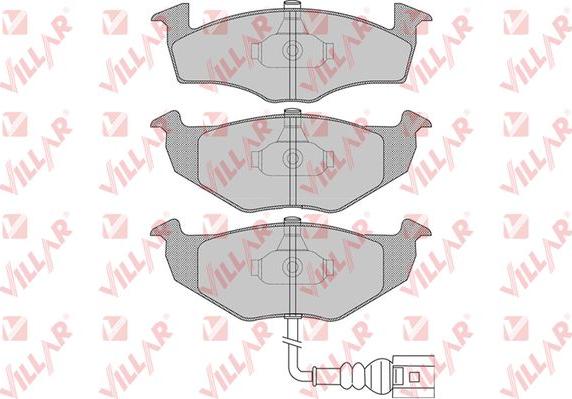 Villar 626.1120 - Комплект спирачно феродо, дискови спирачки vvparts.bg