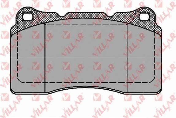 Villar 626.1394 - Комплект спирачно феродо, дискови спирачки vvparts.bg