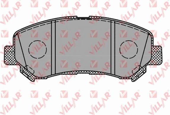 Villar 626.1314 - Комплект спирачно феродо, дискови спирачки vvparts.bg