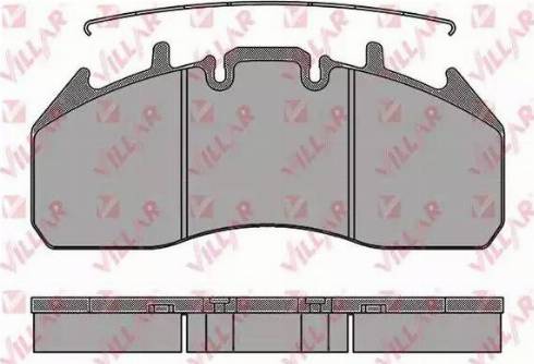 Meyle MBP0751 - Комплект спирачно феродо, дискови спирачки vvparts.bg