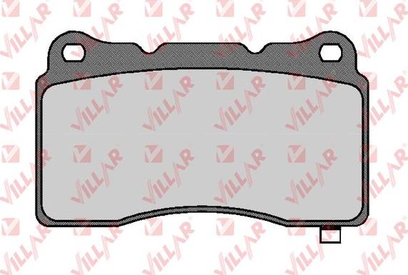 Villar 626.1773 - Комплект спирачно феродо, дискови спирачки vvparts.bg