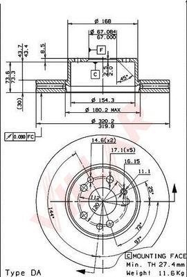 Villar 628.1188 - Спирачен диск vvparts.bg