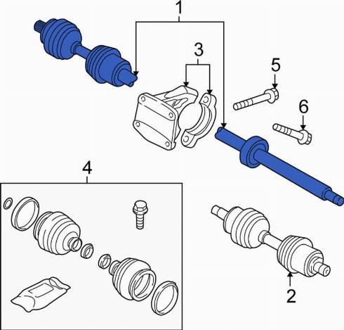 Volvo 8252049 - Полуоска vvparts.bg