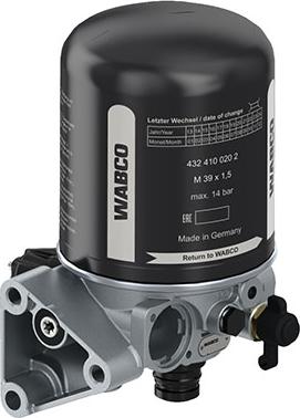 WABCO 932 400 003 0 - Изсушител на въздуха, пневматична система vvparts.bg