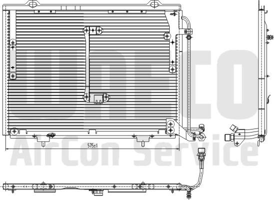 Waeco 8880400005 - Кондензатор, климатизация vvparts.bg