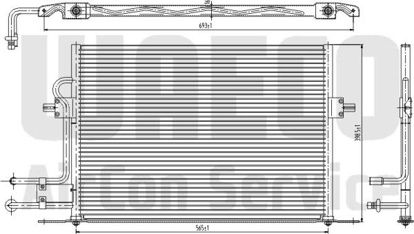 Waeco 8880400022 - Кондензатор, климатизация vvparts.bg