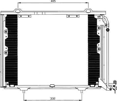 Waeco 8880400354 - Кондензатор, климатизация vvparts.bg