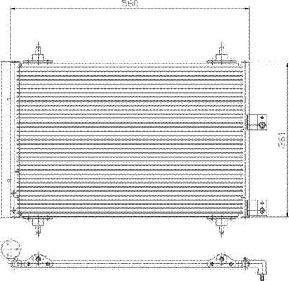 Waeco 8880400311 - Кондензатор, климатизация vvparts.bg