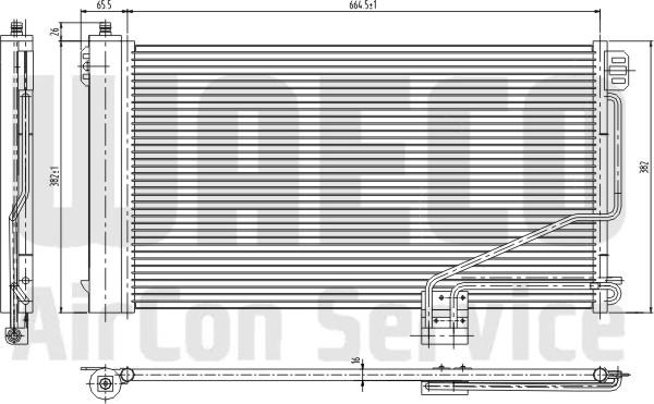 Waeco 8880400202 - Кондензатор, климатизация vvparts.bg