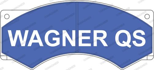 Wagner 2901704960 - Комплект спирачно феродо, дискови спирачки vvparts.bg