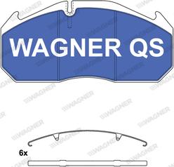 Wagner 2903004950 - Комплект спирачно феродо, дискови спирачки vvparts.bg