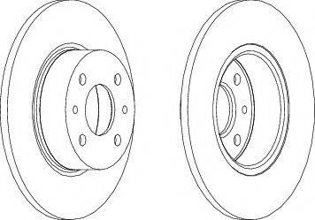 BENDIX 561329 B - Спирачен диск vvparts.bg