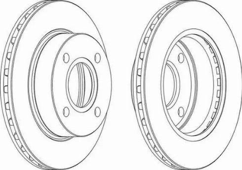 JP Group 1563101000 - Спирачен диск vvparts.bg