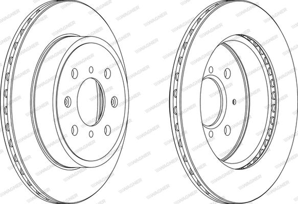 Wagner WGR1509-1 - Спирачен диск vvparts.bg