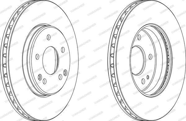 Wagner WGR1135-1 - Спирачен диск vvparts.bg