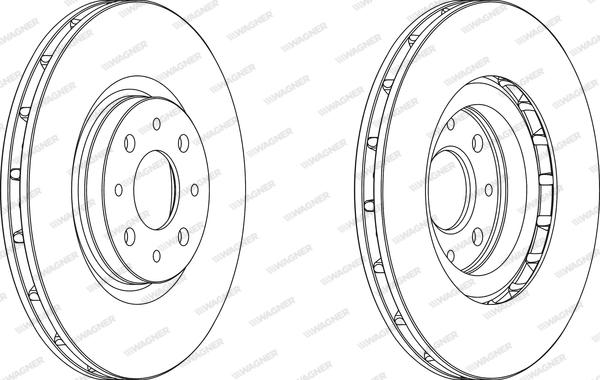 Wagner WGR1122-1 - Спирачен диск vvparts.bg