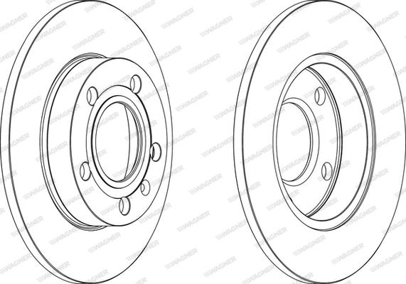 HELLA PAGID 8DD 355 107-541 - Спирачен диск vvparts.bg