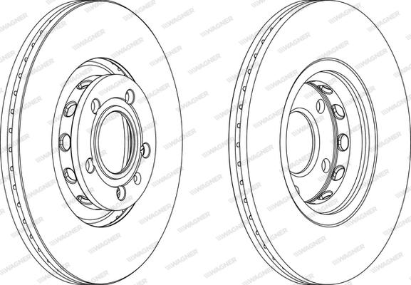 Wagner WGR1707-1 - Спирачен диск vvparts.bg