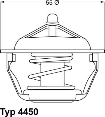 WAHLER 445089D - Термостат, охладителна течност vvparts.bg