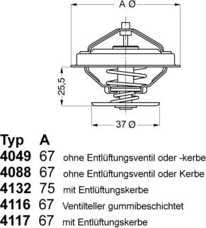 WAHLER 4049.87D - Термостат, охладителна течност vvparts.bg