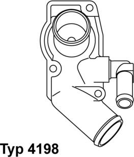 WAHLER 4198.92D - Термостат, охладителна течност vvparts.bg