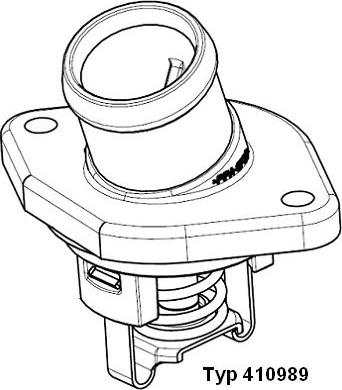 WAHLER 410989.80D - Термостат, охладителна течност vvparts.bg