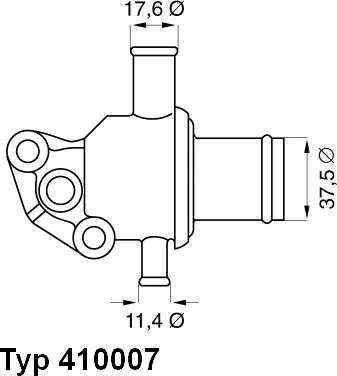 WAHLER 410007.87D - Термостат, охладителна течност vvparts.bg