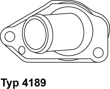 WAHLER 4189.87D - Термостат, охладителна течност vvparts.bg