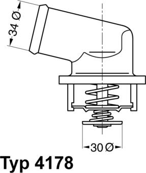 WAHLER 4178.92D - Термостат, охладителна течност vvparts.bg