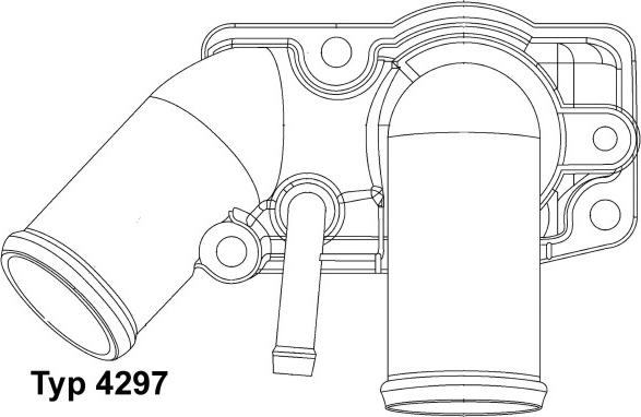 WAHLER 4297.92D - Термостат, охладителна течност vvparts.bg