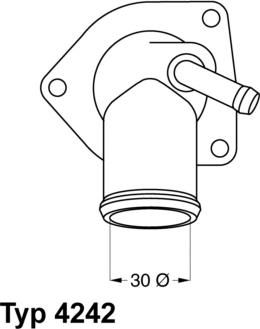 WAHLER 4242.92D - Термостат, охладителна течност vvparts.bg