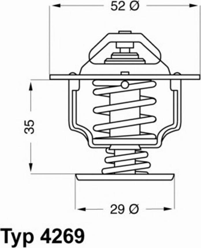 WAHLER 426978 - Термостат, охладителна течност vvparts.bg