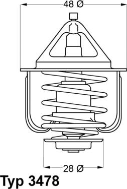 WAHLER 347882D - Термостат, охладителна течност vvparts.bg