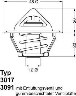 RIDER RD.1517489887 - Термостат, охладителна течност vvparts.bg