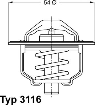 WAHLER 311682D - Термостат, охладителна течност vvparts.bg