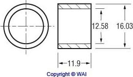 WAI 62-81402 - Втулка, ос на стартера vvparts.bg