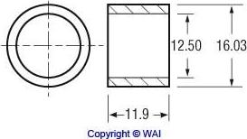 WAI 62-81402 - Втулка, ос на стартера vvparts.bg