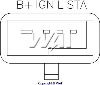 WAI D440 - Регулатор на генератор vvparts.bg