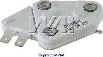WAI D101HD - Регулатор на генератор vvparts.bg