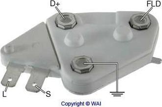 WAI D21N-1 - Регулатор на генератор vvparts.bg