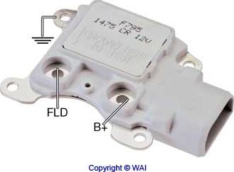 WAI F795 - Регулатор на генератор vvparts.bg