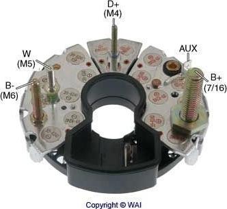 WAI IBR954 - Изправител, генератор vvparts.bg