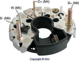 WAI IBR989 - Изправител, генератор vvparts.bg