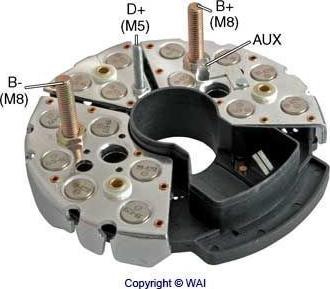 WAI IBR550 - Изправител, генератор vvparts.bg