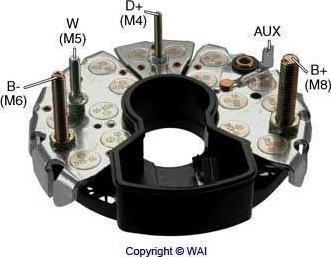 WAI IBR341 - Изправител, генератор vvparts.bg