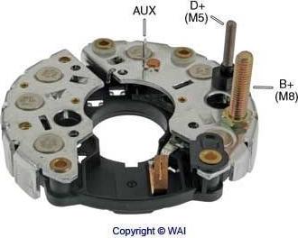 WAI IBR355 - Изправител, генератор vvparts.bg