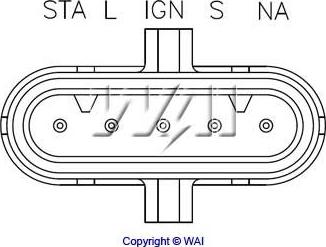 WAI IM688 - Регулатор на генератор vvparts.bg